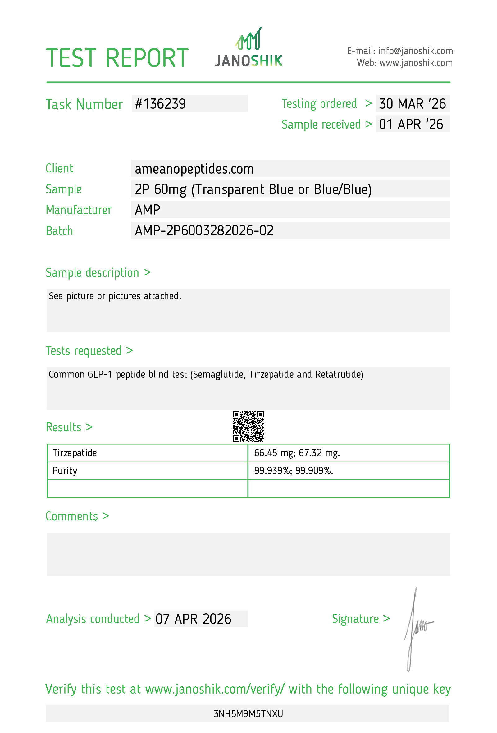 AMP-2P 60mg - Image 2