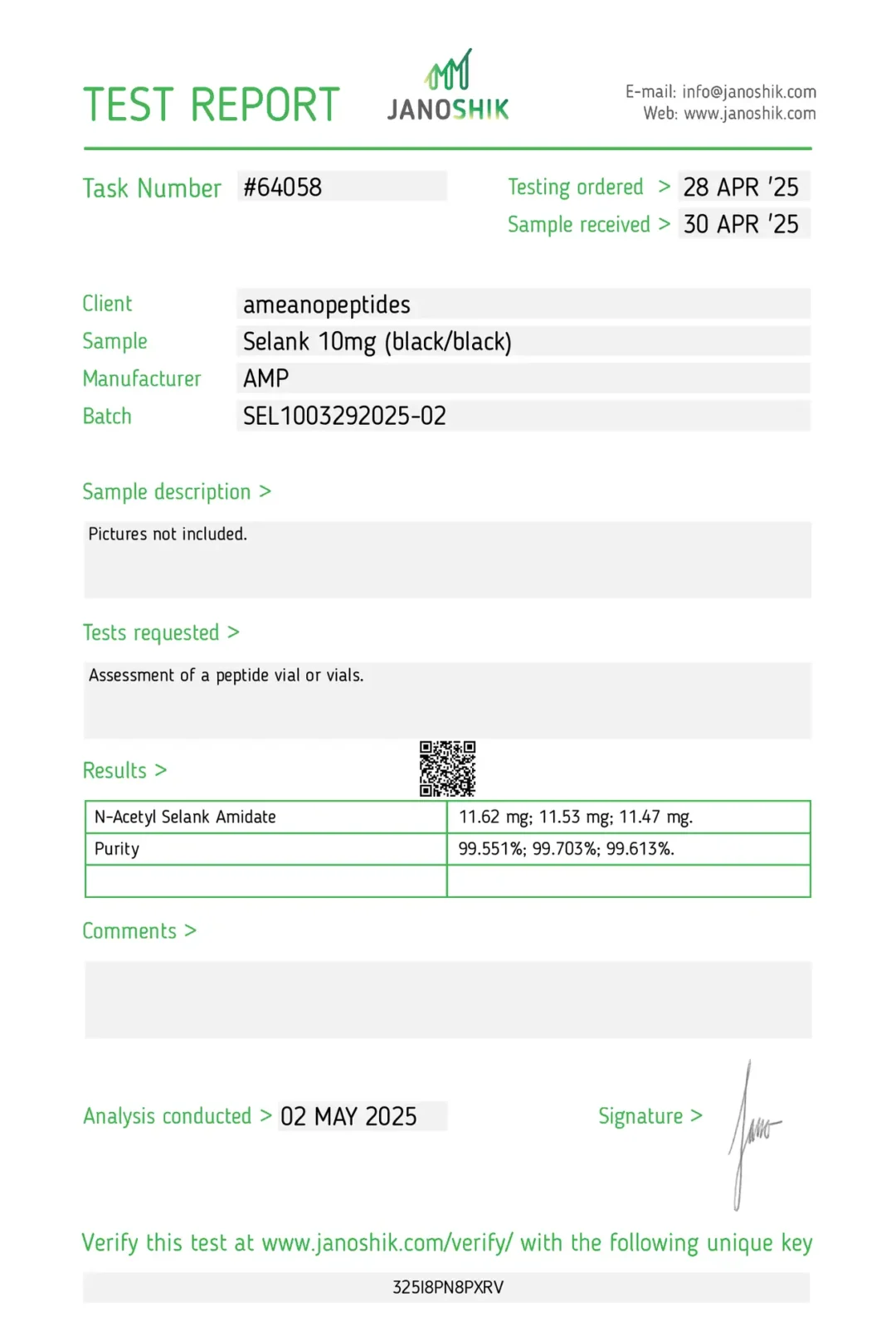 N-Acetyl Selank Amidate 10mg - Image 2