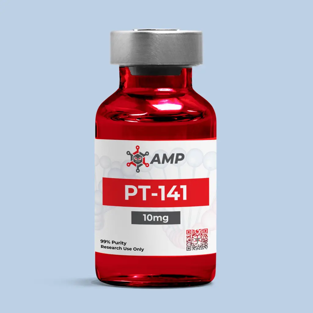 PT-141 10mg research peptide vial for melanocortin receptor studies