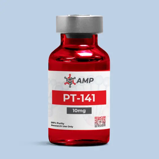PT-141 10mg research peptide vial for melanocortin receptor studies