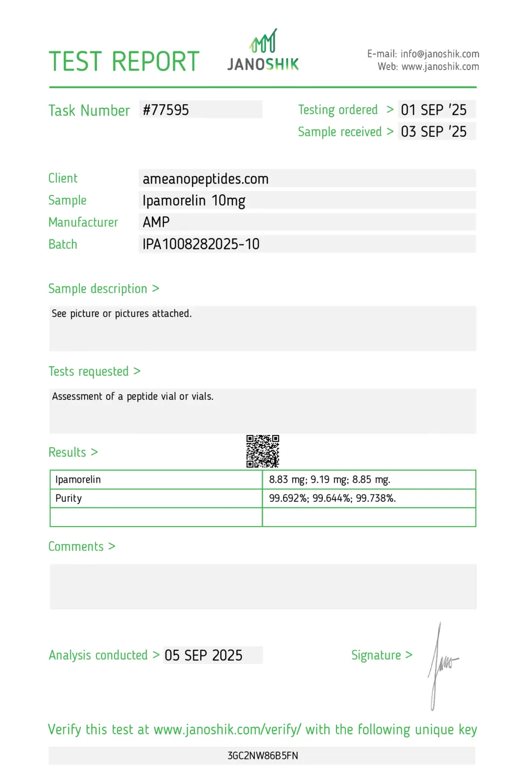 Ipamorelin 10mg - Image 2