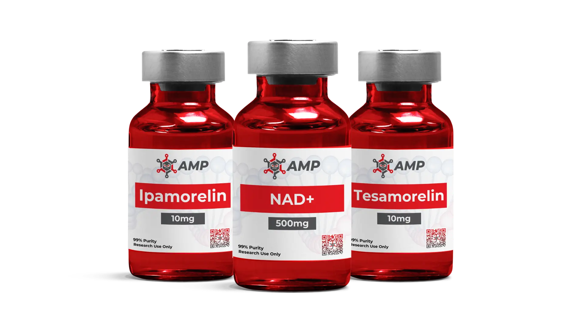 three vials