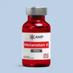Melanotan II 10mg peptide vial for research use – AMP