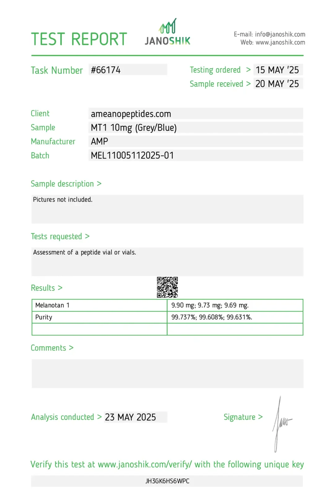 Melanotan I 10mg - Image 2